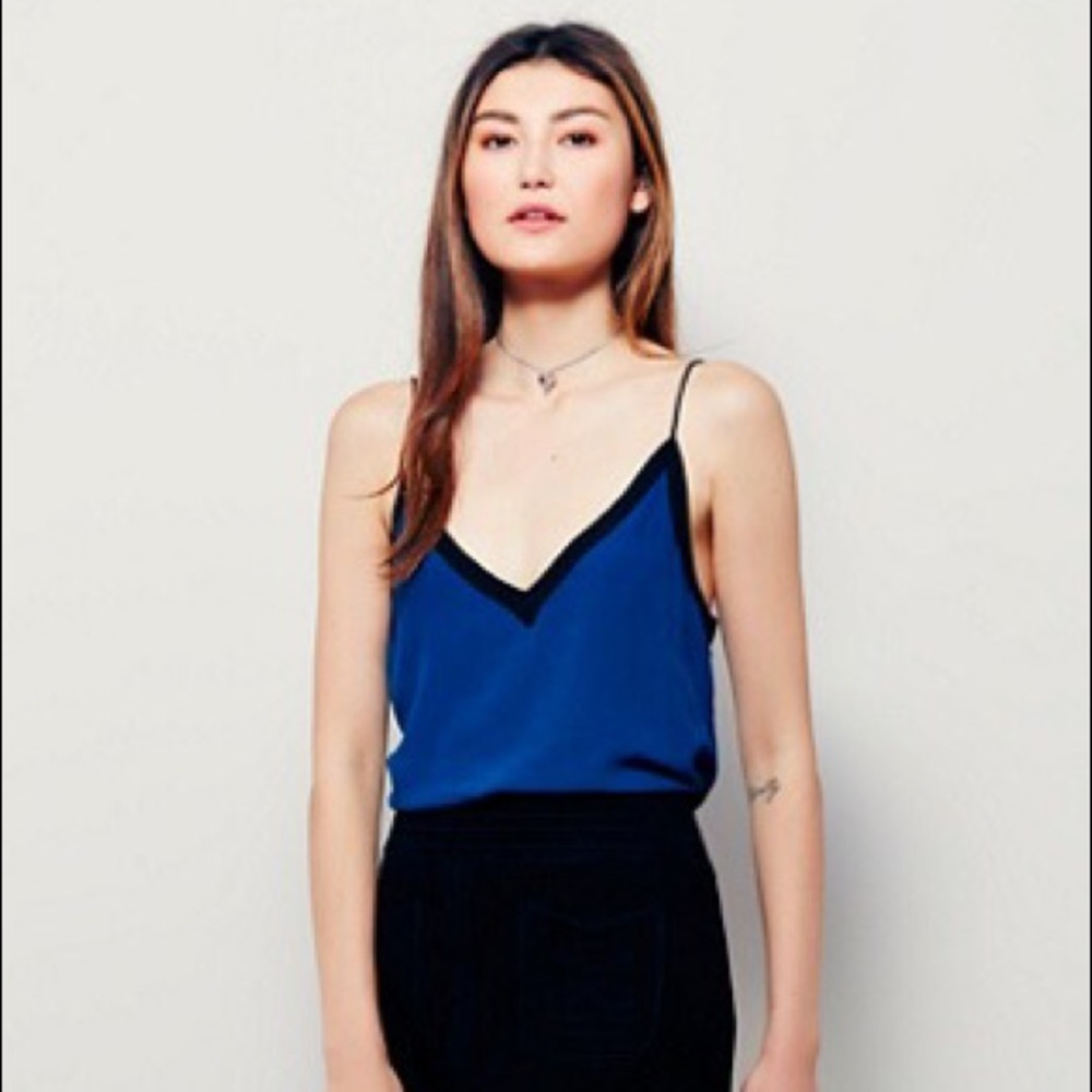 DONATING SOON Free People Blue Tank Top